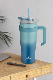Hermia Termo de Acero Inoxidable Azul